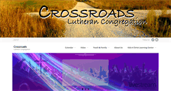 Desktop Screenshot of crossroadslutheran.net